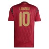 Maillot de Supporter Belgique Lukaku 10 Domicile Euro 2024 Pour Homme